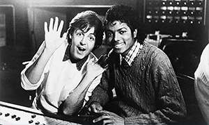 Paul McCartney and Michael Jackson