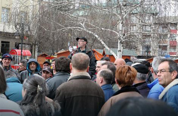 Radnici "Želvoza" u protestu