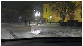 Prve zimske radosti u gradu :-D Prve zimske radosti u gradu :-D - Smederevo, 09.12.2012. 00:30, centar grada