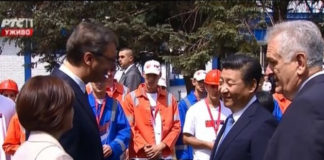 Kineski predsednik stigao u Smederevo Kineski predsednik Si Đinping u Smederevu