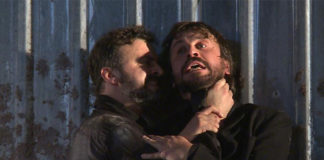 “Julije Cezar” najbolja predstava na “Teatru u tvrđavi” Scena iz predstave Julije Cezar - Sergej i Bane Trifunović