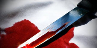 Žena ubola muža nožem Ilustracija: Nož