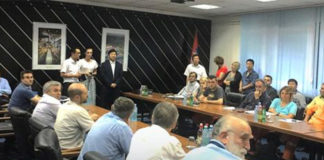 Hestil i zvanično preuzeo Železaru u Smederevu Prvi sastanak novog direktora železare sa direktorima pogona i sektora